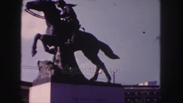 Monumento a Pony Express — Vídeos de Stock