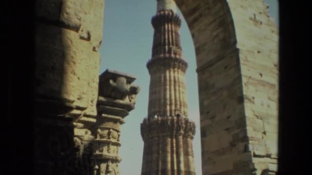 Antyczny architektura Indii — Wideo stockowe
