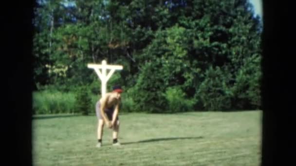 Father with son playing — Stock Video