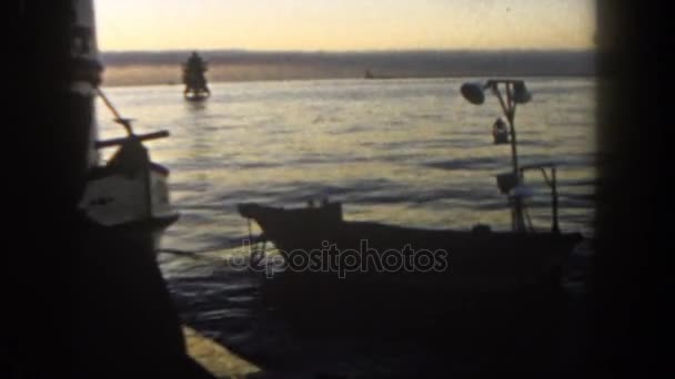 观测船与海的视图 — 图库视频影像