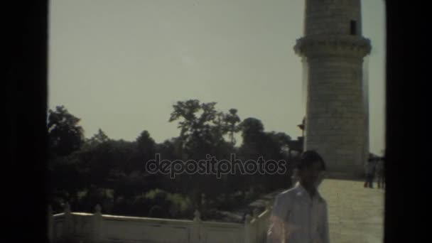 Chrámu Tádž mahal v Ágře — Stock video