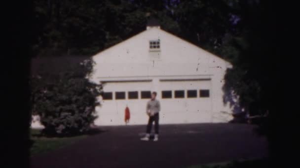Boy playing ball — Stock Footage Boy playing ball Stock Footage
