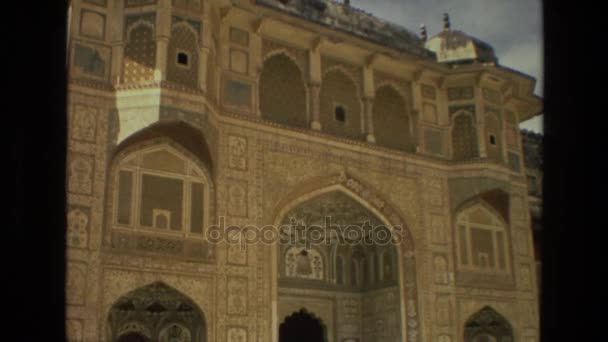 古老的印度建筑 — 图库视频影像