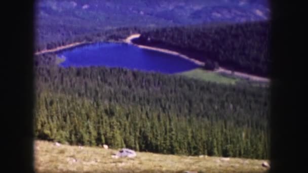 Vista da janela sobre paisagens — Vídeo de Stock