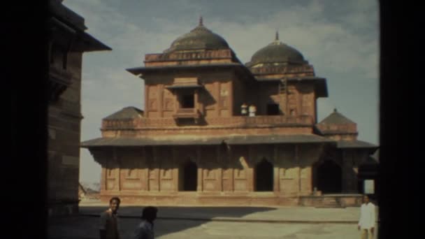 Індійська старої будівлі — стокове відео