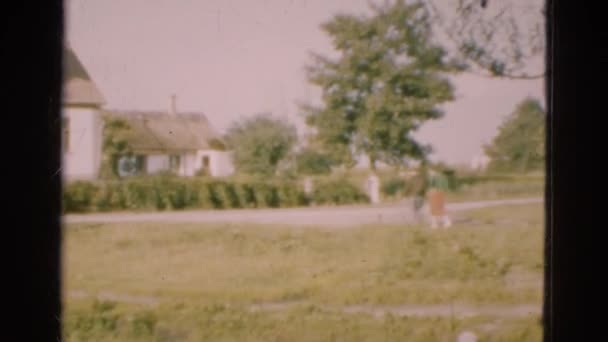 People walking down street — Stock Video