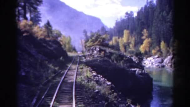 火车窗口的视图 — 图库视频影像