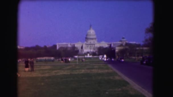 Capitol Hill görünümünü gözlemleyerek — Stok video