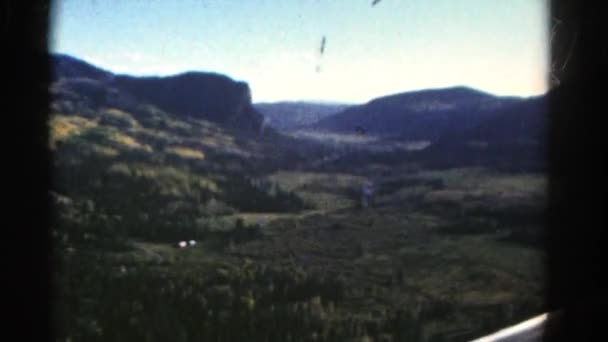 Fönster utsikten från tåget — Stockvideo