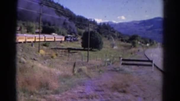 Ventana vista desde el tren — Vídeo de stock