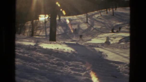 Parkta Kayak kişi — Stok video