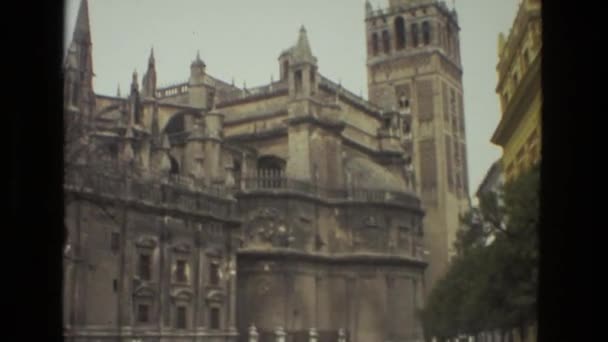Beautiful medival cathedral — Stock Video
