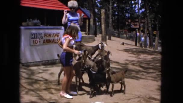 Se ve una zona de granja — Vídeos de Stock