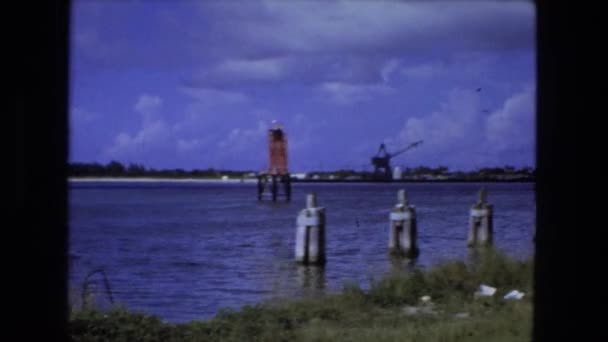 港口码头工业区 — 图库视频影像