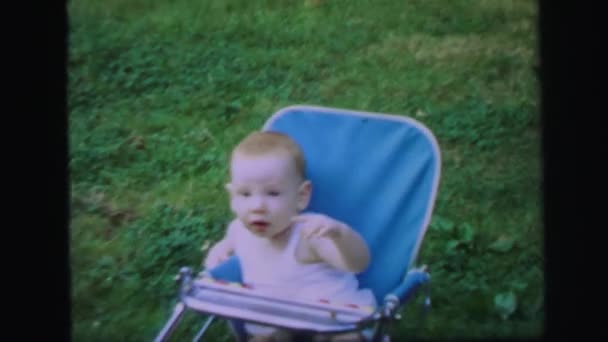 A happy toddler is seen — Stock Video