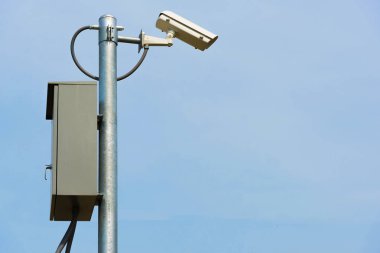 CCTV güvenliği, kamera sistemi, video sistemi, teknoloji arka planı