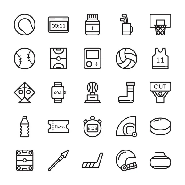 Sports gekleurde Vector Icons 4 — Stockvector