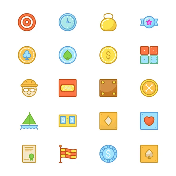 Sports Colored Vector Icons 9 — Stock Illustration Sports Colored Vector Icons 9 Royalty Free Stock Vectors