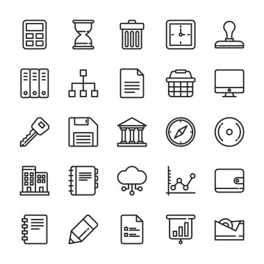 İş vektör simgeler 4