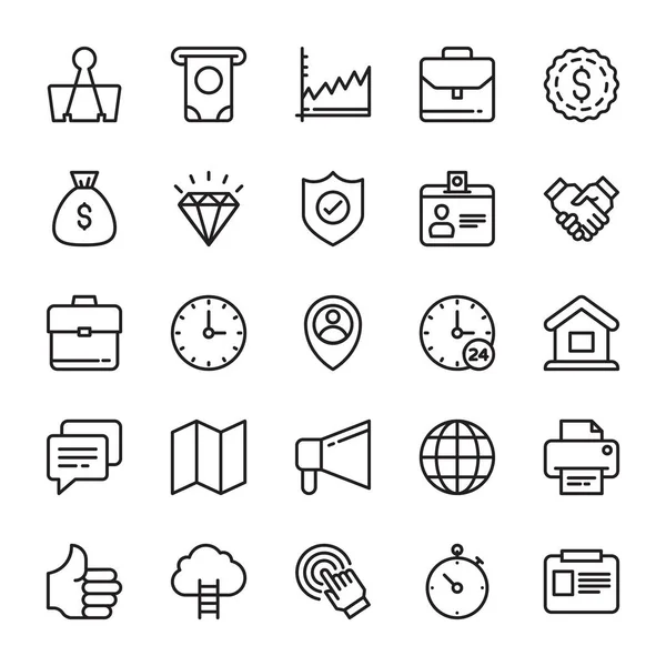 Iconos de Vector de Negocios 6 — Vector de stock