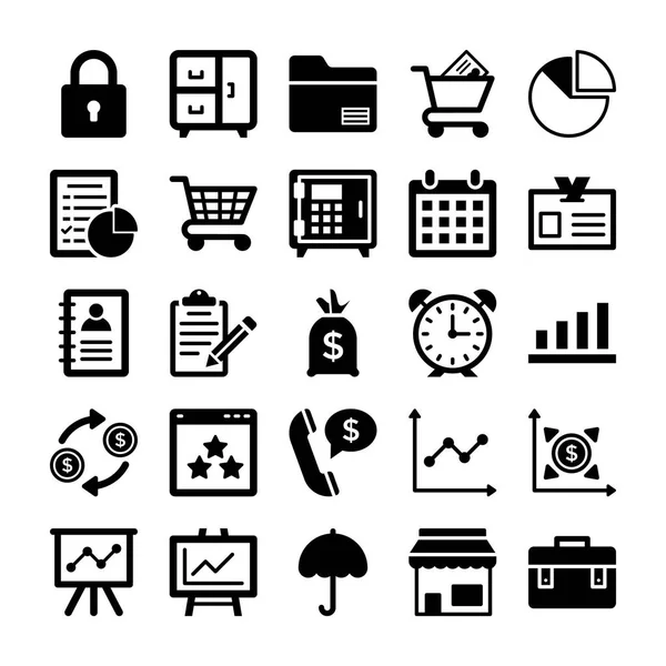 Banking and Finance Line Vector Icons 9 — Stock Vector