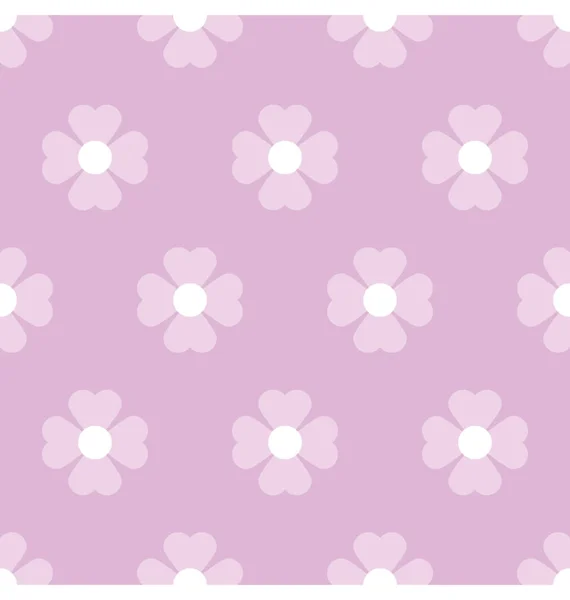 Motif sans couture floral pastel — Image vectorielle