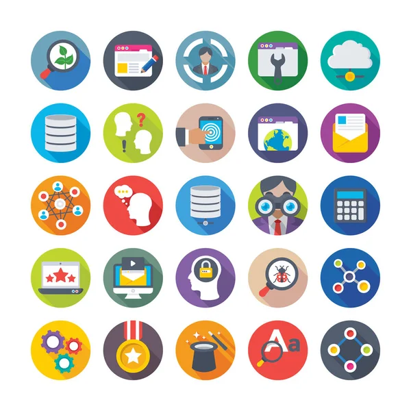 SEO en digitale Marketing Vector Icons 14 — Stockvector