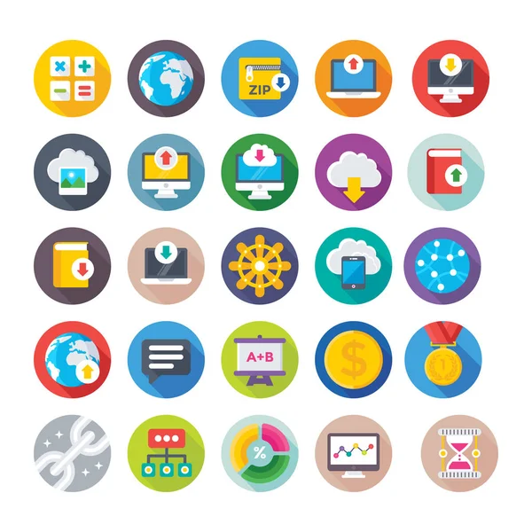 Web Tasarım ve geliştirme vektör simgeler 8