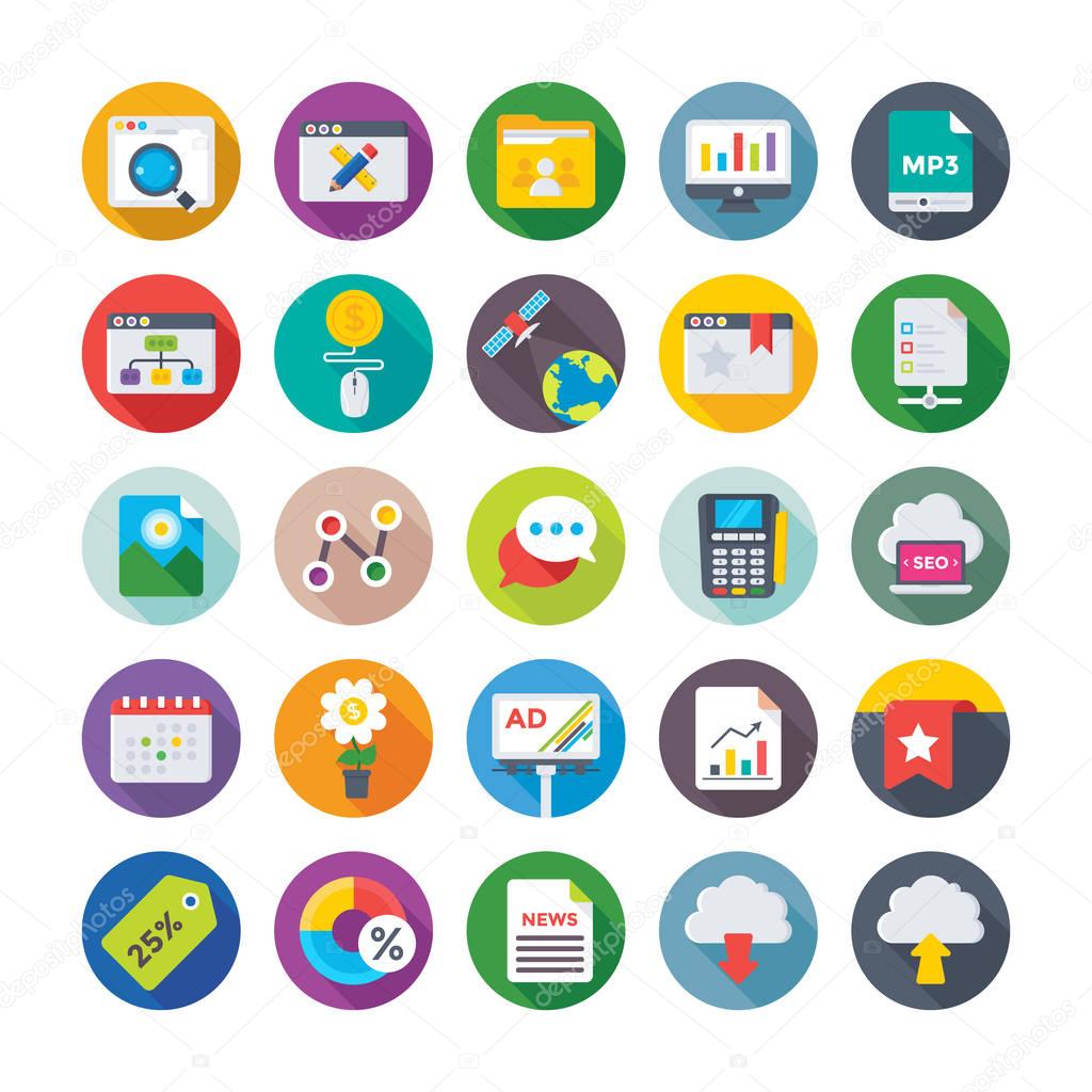 Seo and Digital Marketing Vector Icons 11