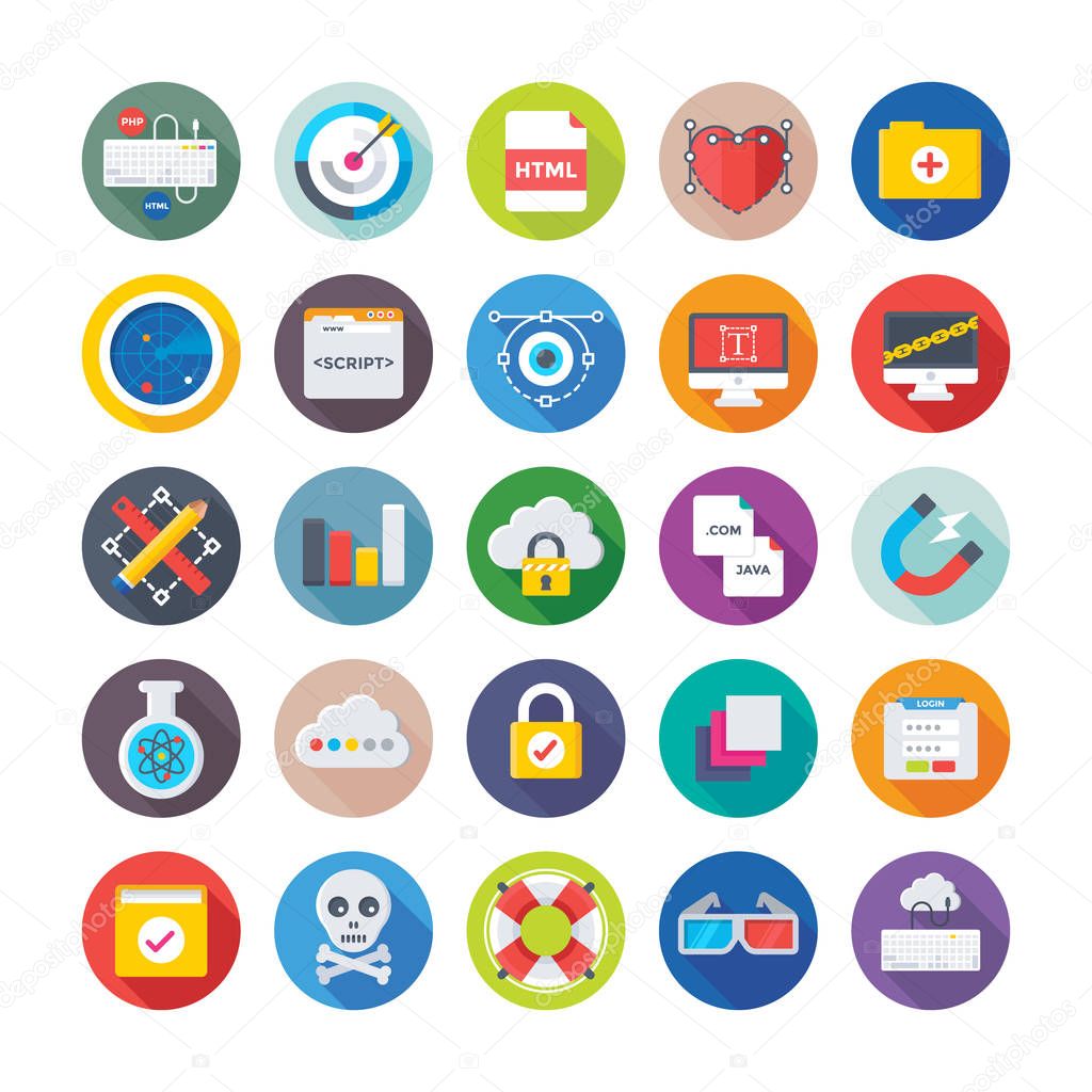 Here is a useful and trendy Web Design and Development icons pack. Hope you can find a great use for them in your design work.