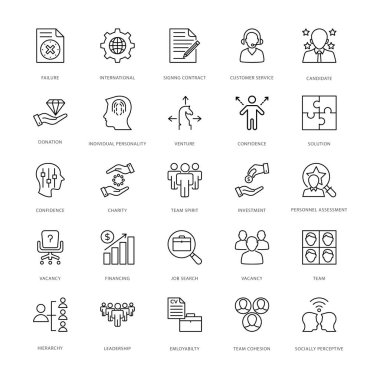 Yönetim satırı vektör simgeler 3 proje