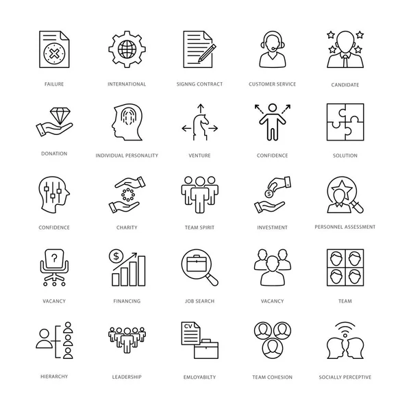 Yönetim satırı vektör simgeler 3 proje