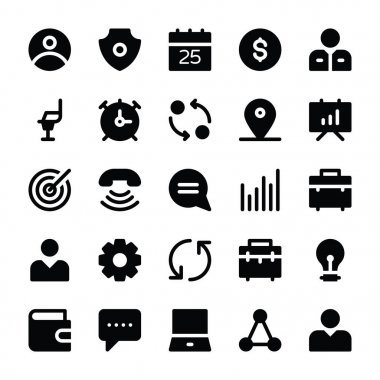 İnsan kaynakları Glifler simgeler 2