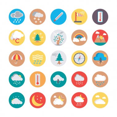 Hava daire dairesel Icons 