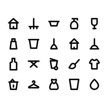 Temizlik hattı simgeler 2