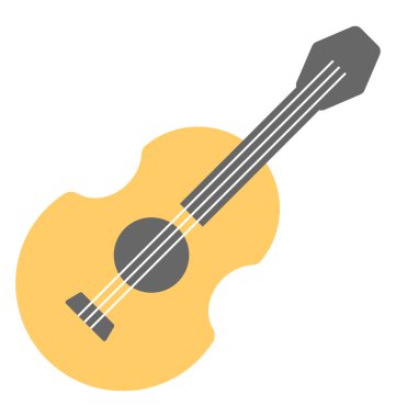  Gitar vektör simgesi