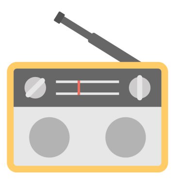  Radyo vektör simgesi