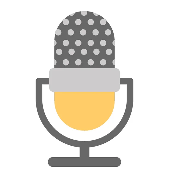 Mic Vector Icon — Stockvector