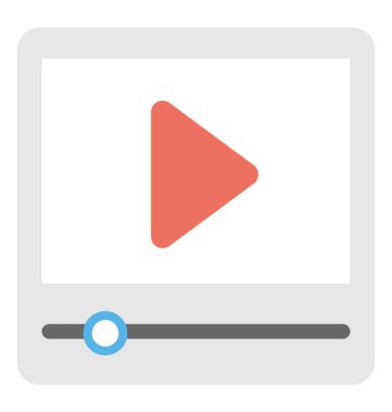  ortam oynatıcı vektör simgesi