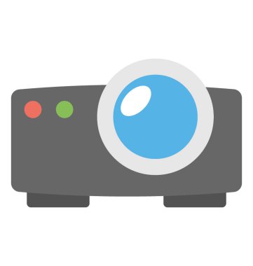  Projektör vektör simgesi