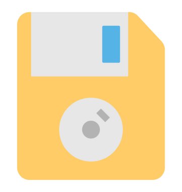  Disket vektör simgesi