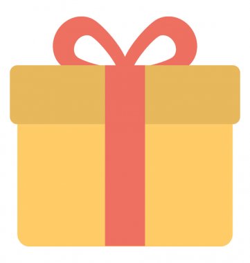  hediye vektör simgesi