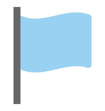  Bayrak Vektörü Simgesi