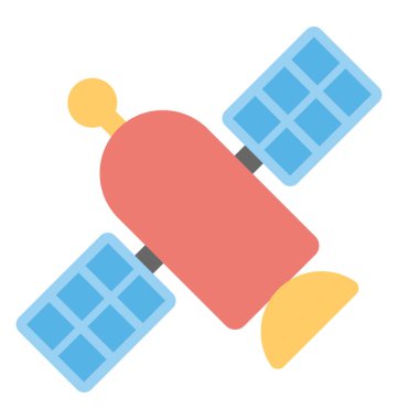  Uydu vektör simgesi