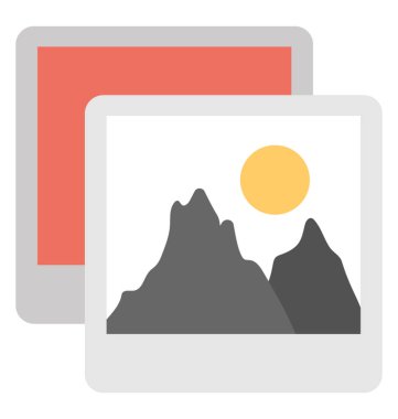  Manzara vektör simgesi