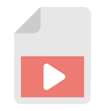  ortam dosya vektör simgesi