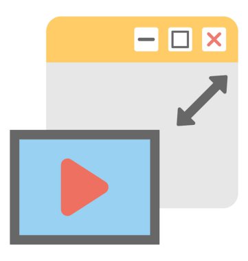  Akış vektör simgesi