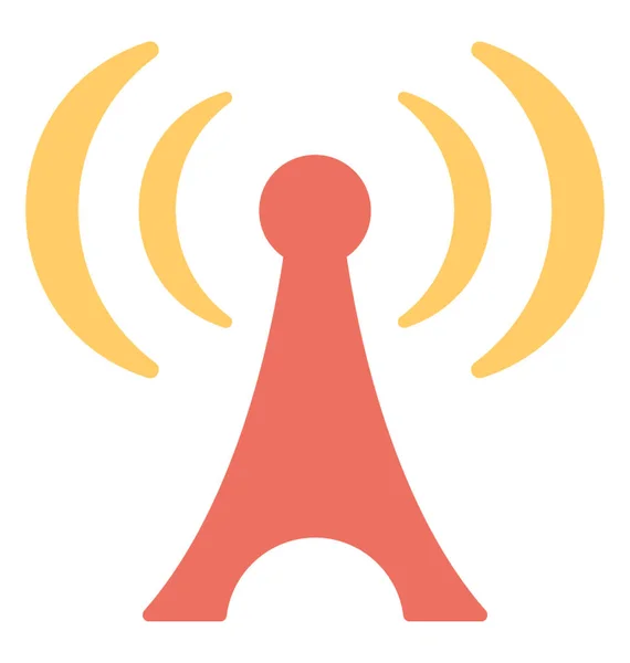 Vektorové ikony wifi Tower — Stockový vektor