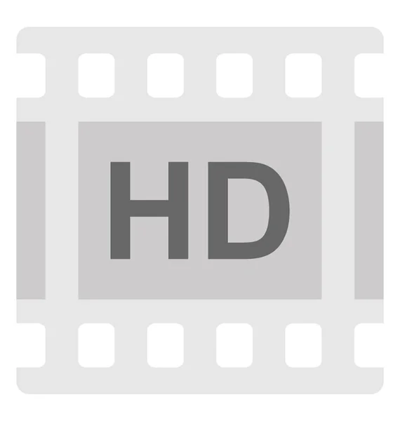 Hd película Vector icono — Archivo Imágenes Vectoriales