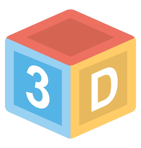 3D-vector pictogram — Stockvector